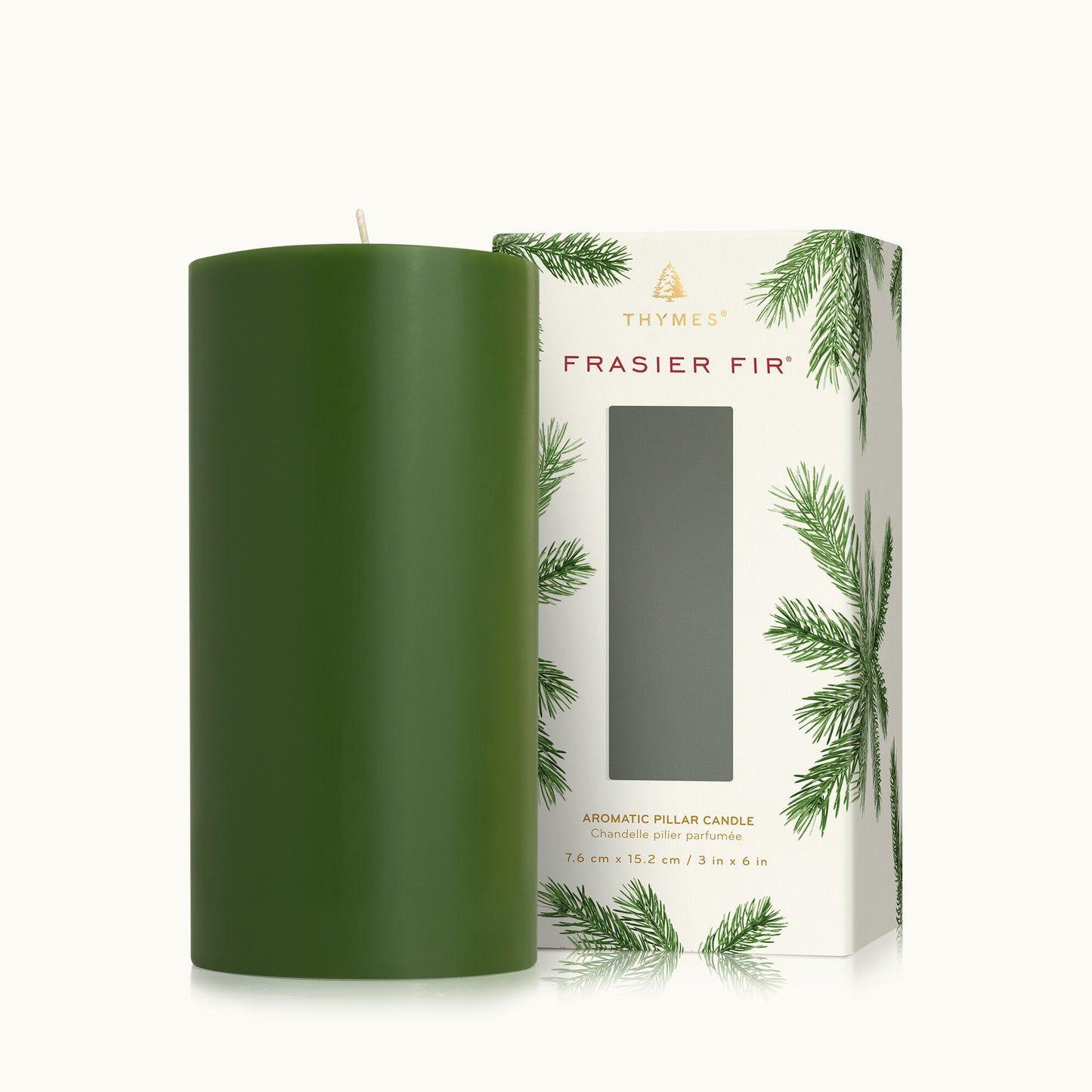 THYMES Frasier Fir Pillar Candle