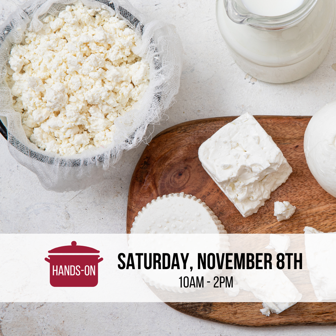 Dairy Workshop 202: Cheese & More! with Paula