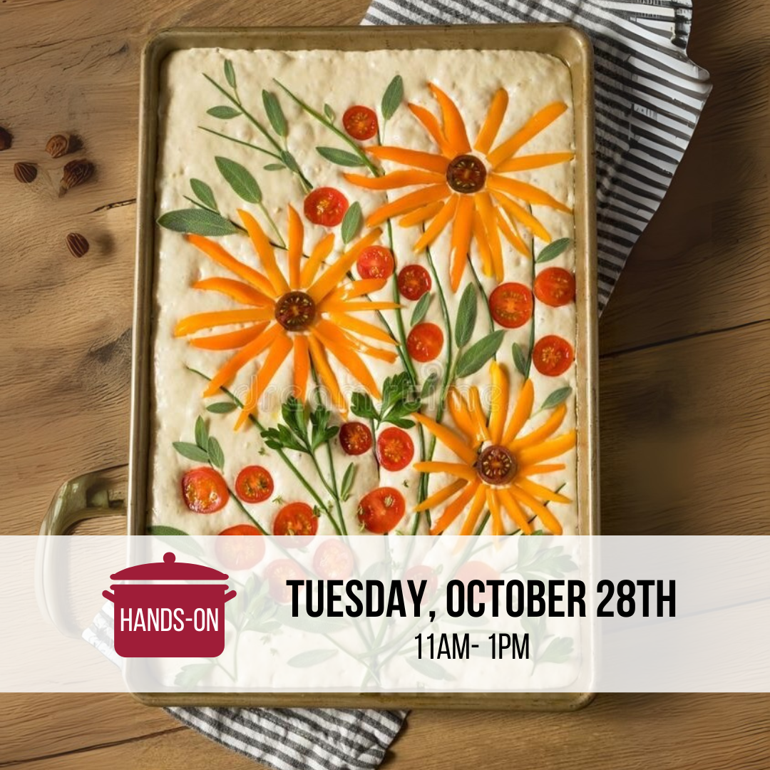 Focaccia Art with Charlie