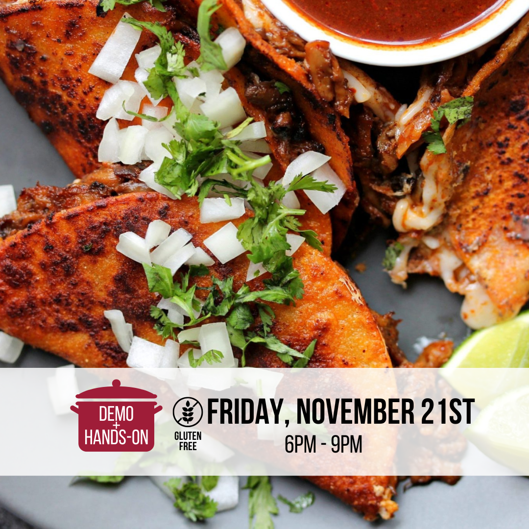 Vegan Birria Tacos with Chef Miguel