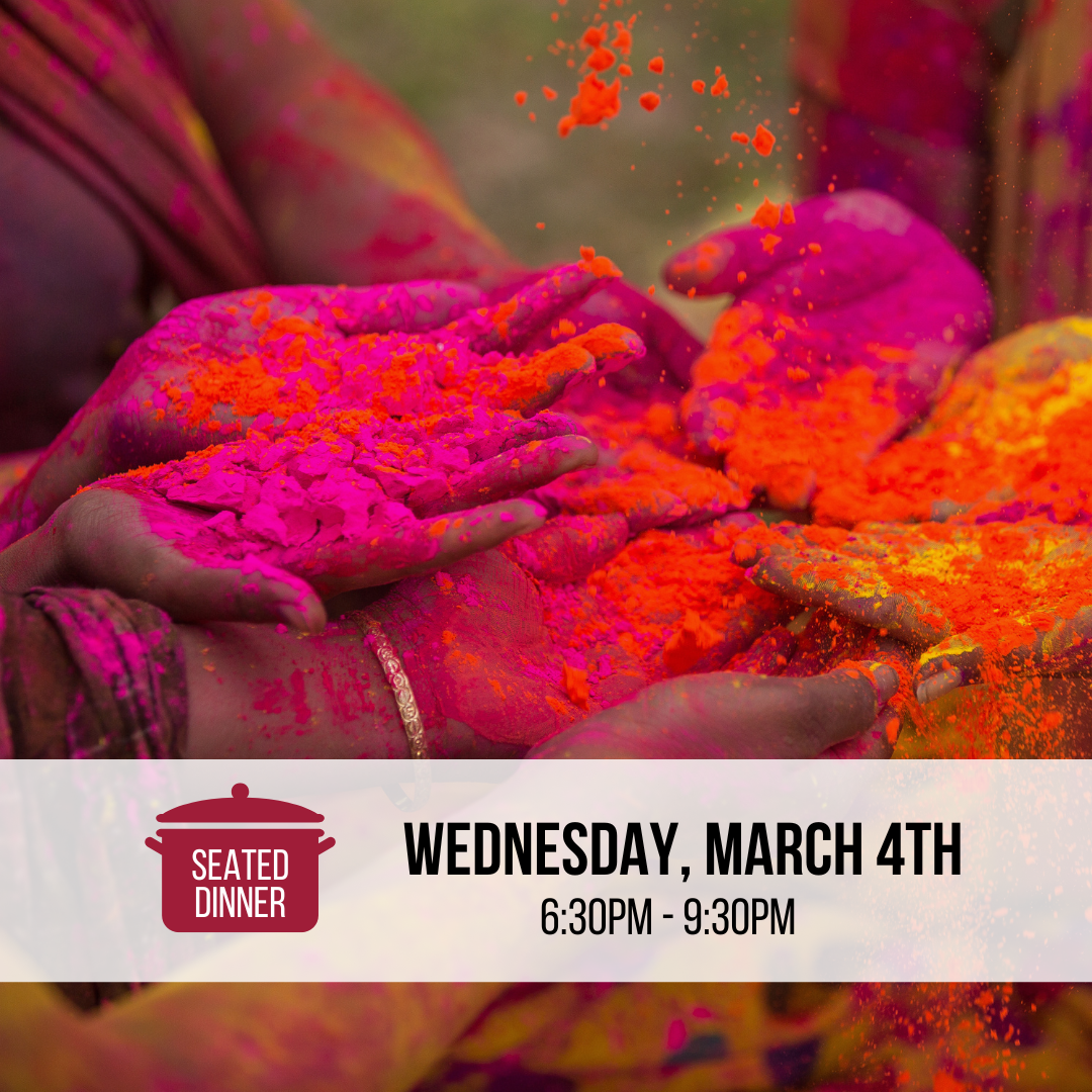 Holi Festival Dinner with Chef GJ