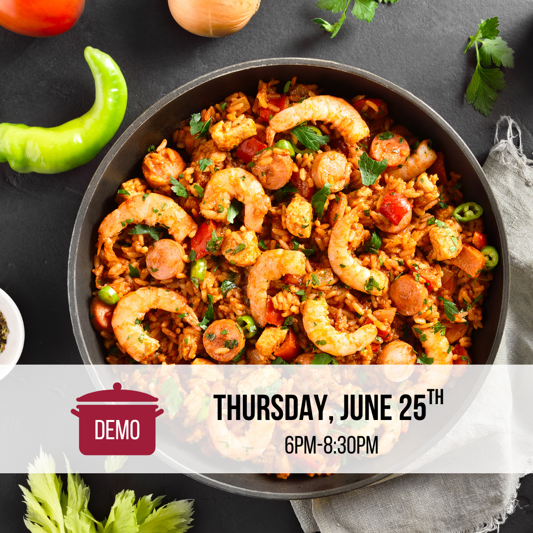Creole Style Menu with Chef Wayne