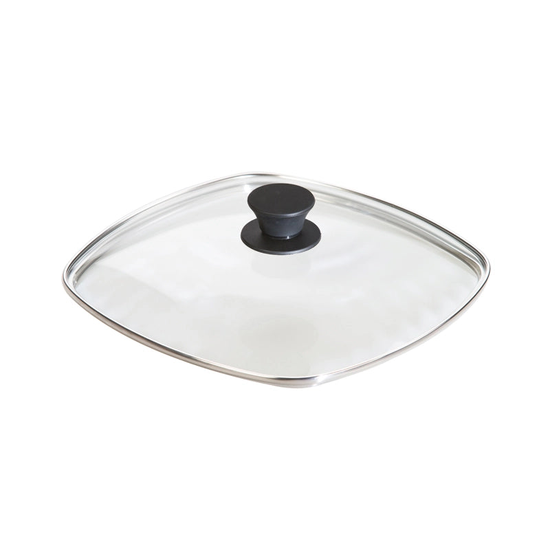 LODGE Square Glass Lid