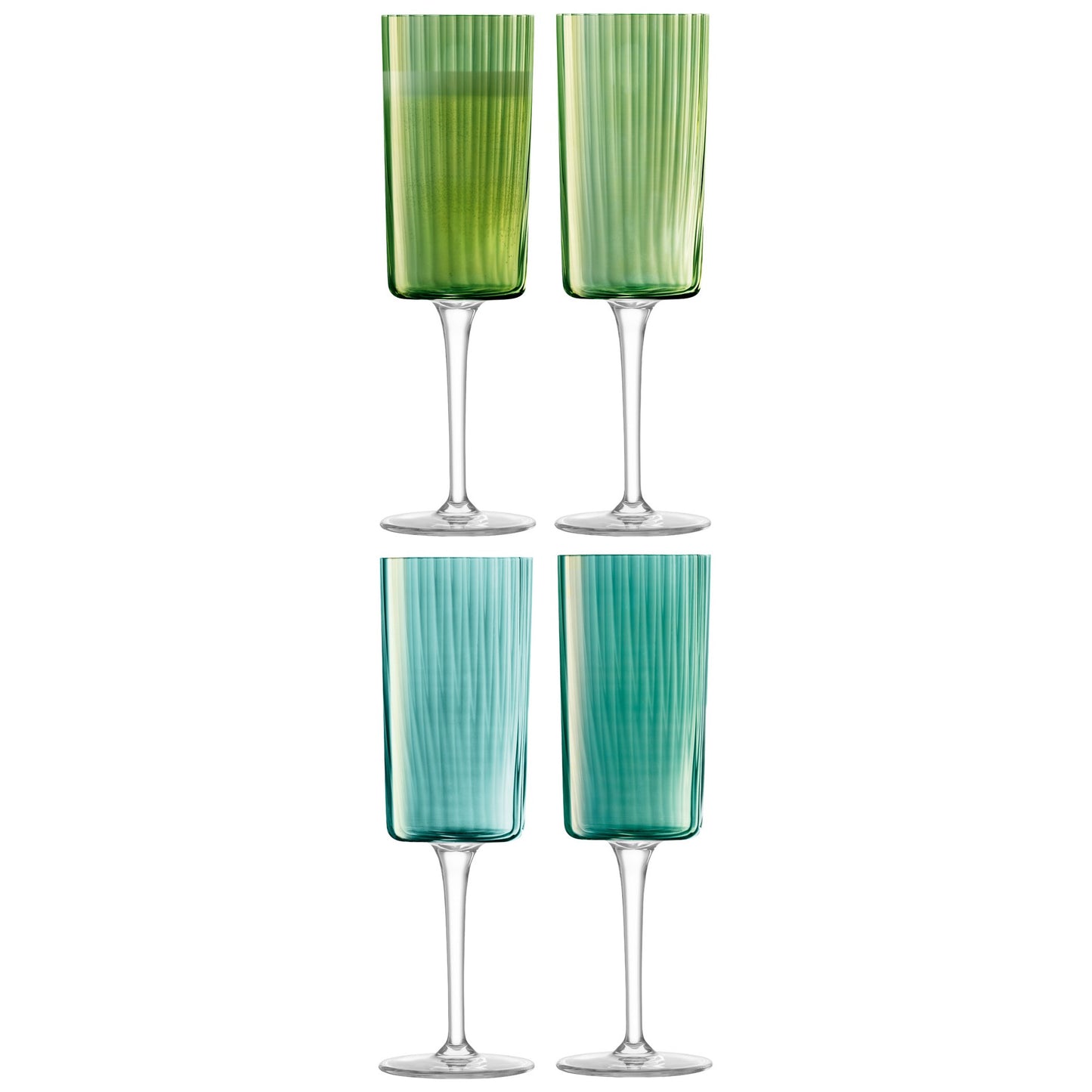 LSA Gems Flute Glass Set/4