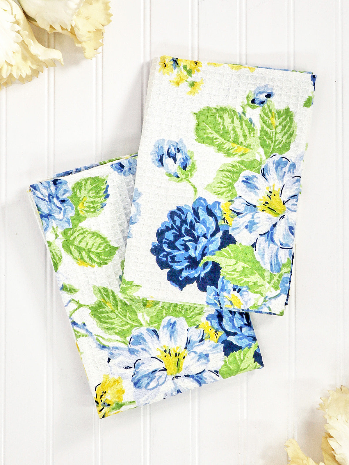 APRIL CORNELL Teal Towel - Everlasting Provence