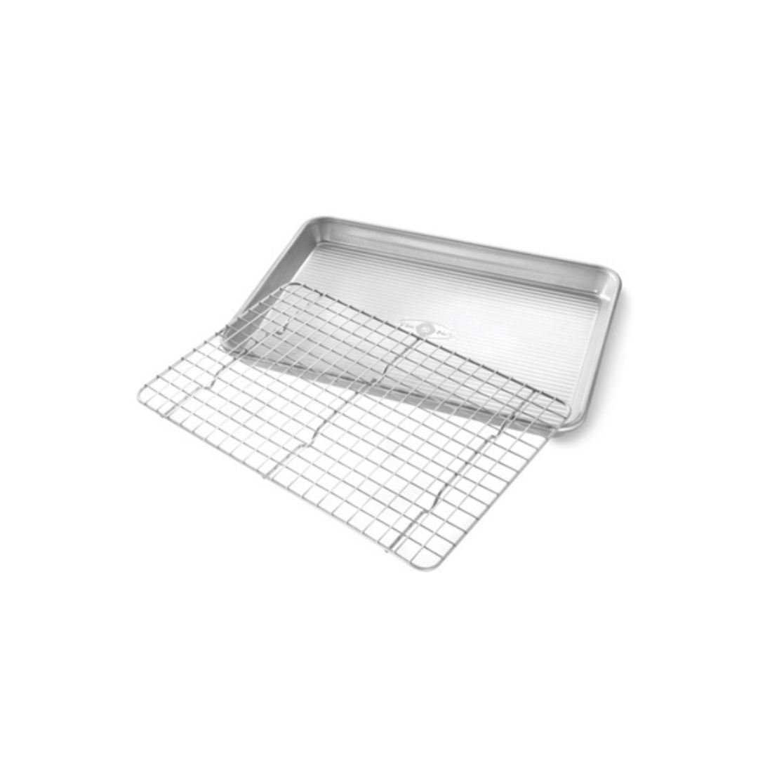 USA PAN Baking Sheet Pan & Rack Set