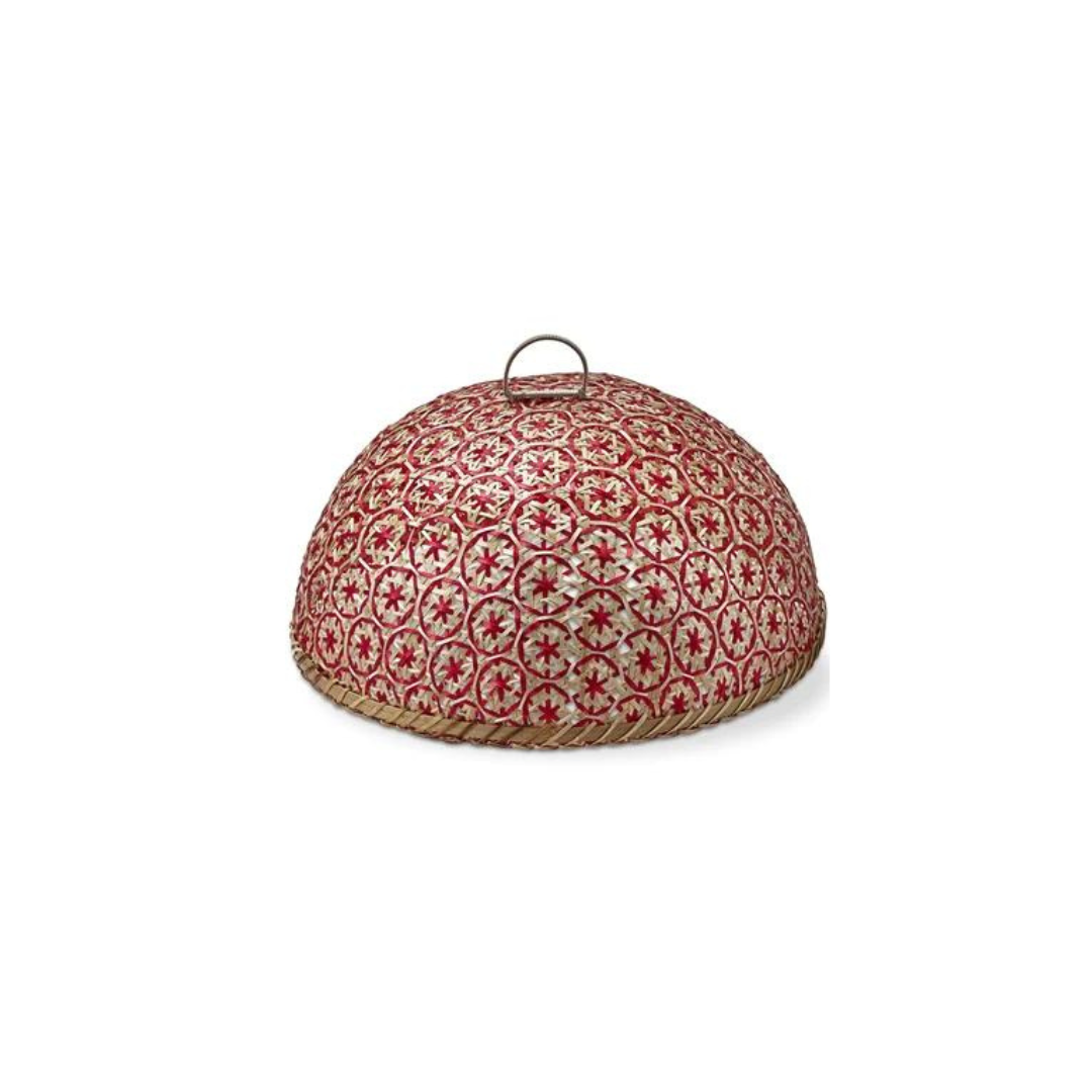 TAG Bamboo Food Cover - Large, Red