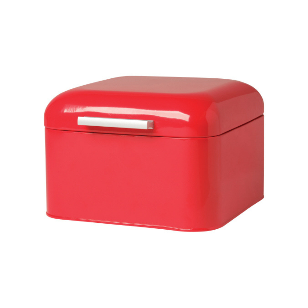NOW DESIGNS Square Bread Box - Red