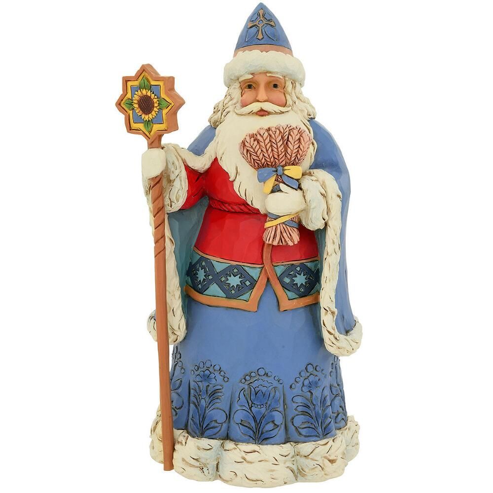 JIM SHORE Around The World Santa Figurine