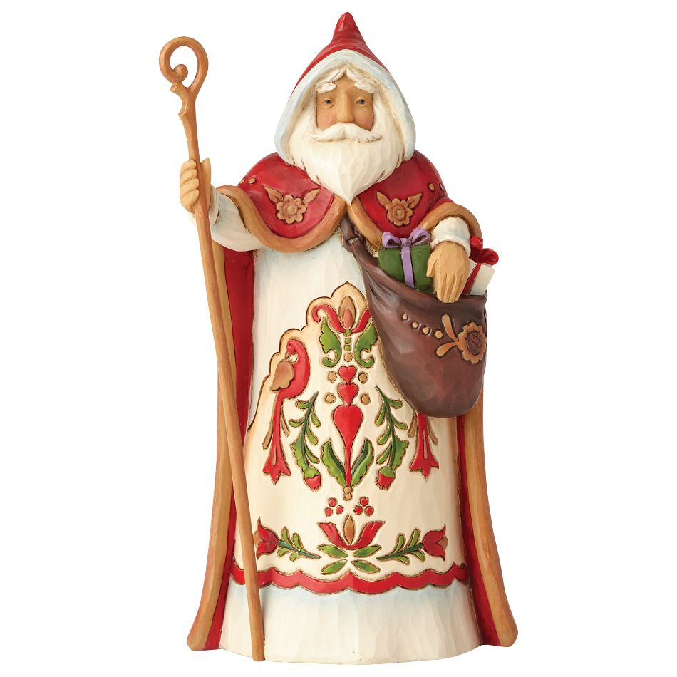 JIM SHORE Around The World Santa Figurine