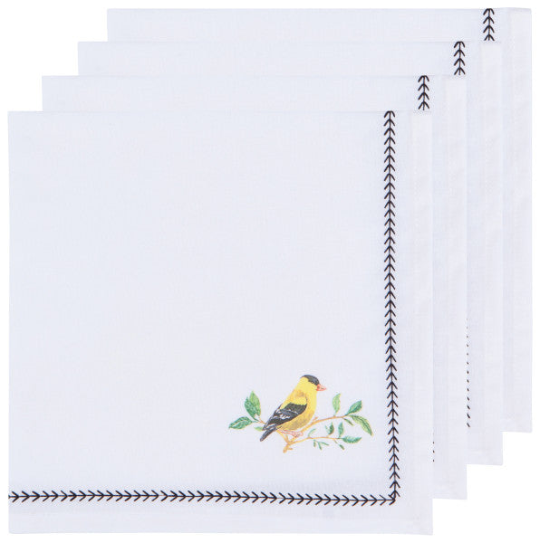NOW DESIGNS Birdsong Napkin - Set/4