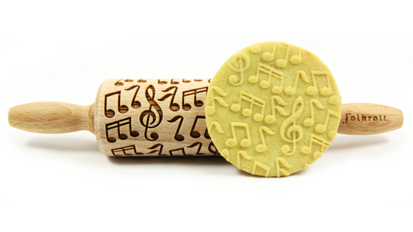 FOLKROLL Small Embossed Rolling Pin