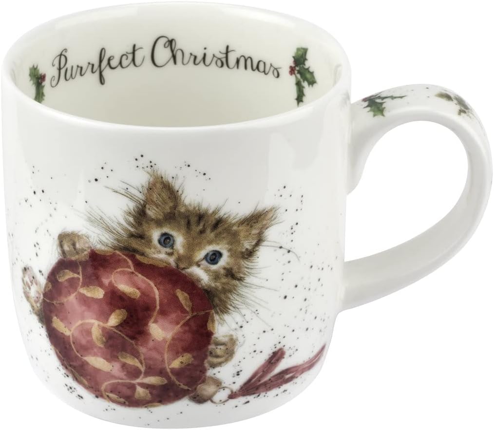 WRENDALE Holiday Bone China Mugs