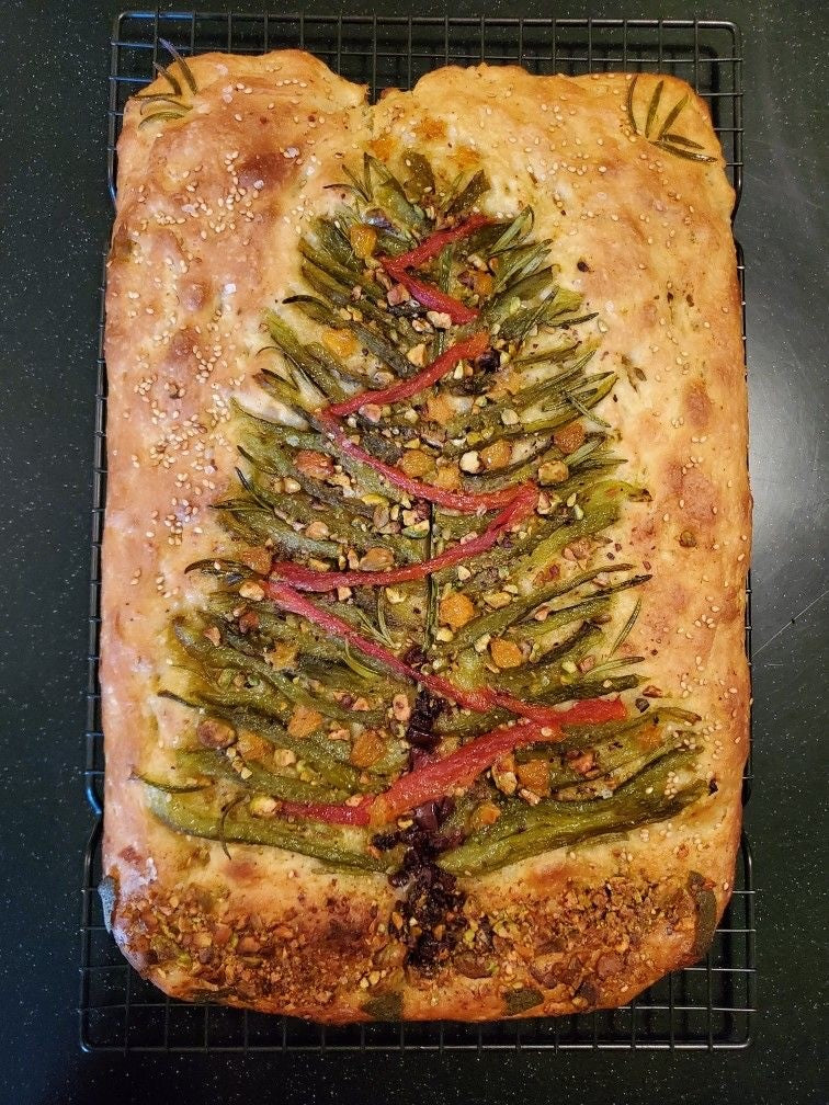 Holiday Focaccia with Charlie