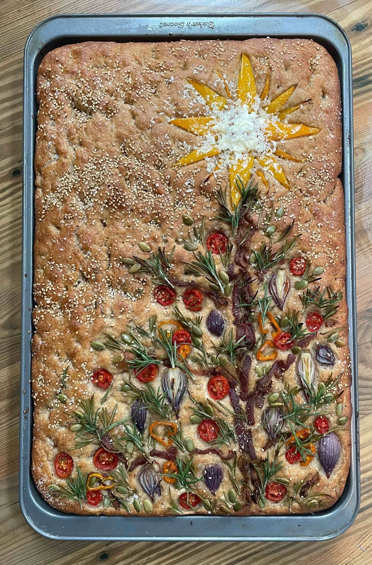 Holiday Focaccia with Charlie