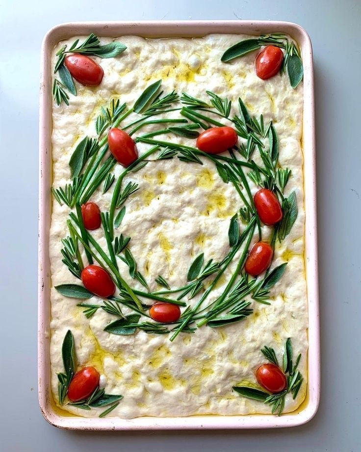 Holiday Focaccia with Charlie