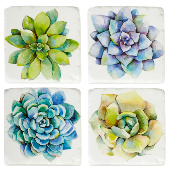 GANZ Resin Coaster - Set of 4