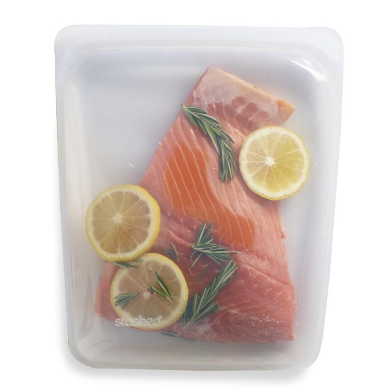 STASHER Silicone Half-Gallon Bag - Clear