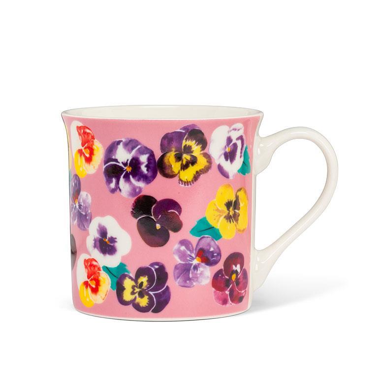 ABBOTT Pansies Flared Mug