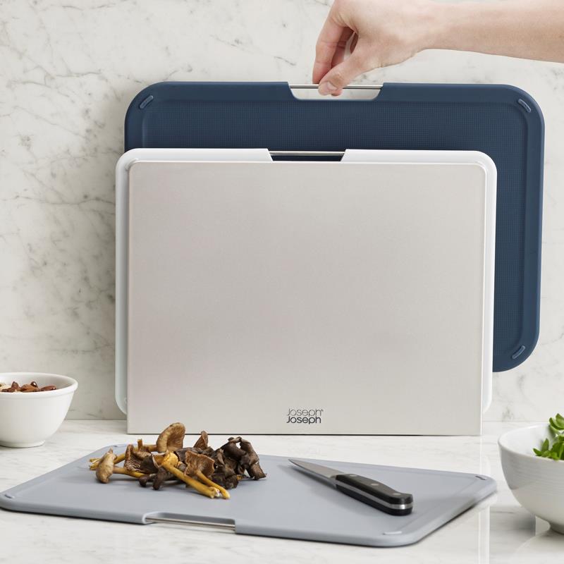 JOSEPH JOSEPH Nest Cutting Board Set - Grey, Set of 3