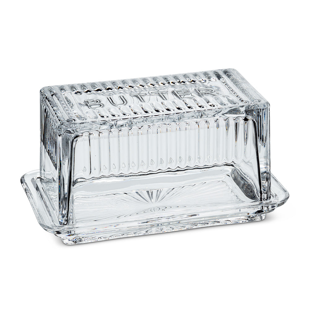 ABBOTT Glass Butter Dish