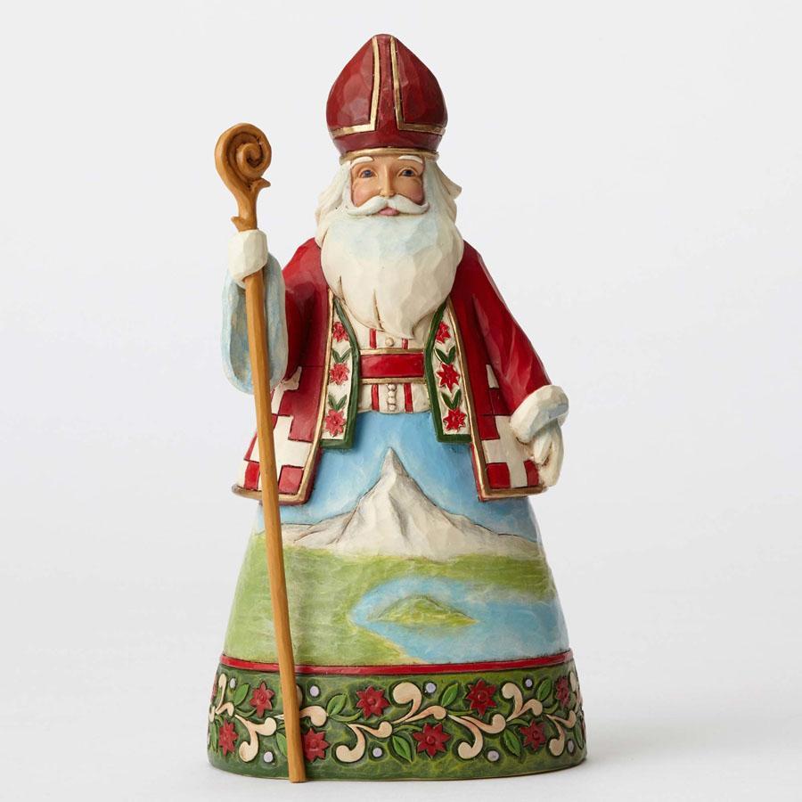 JIM SHORE Around The World Santa Figurine