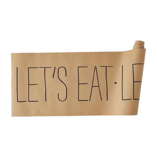 MUD PIE Disposable Table Runner - Let's Eat