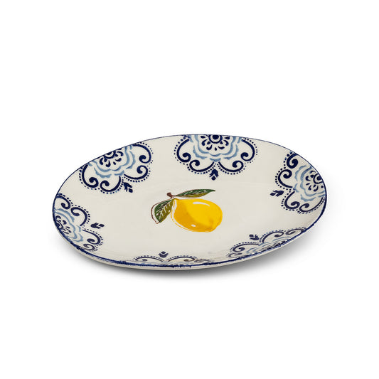 ABBOTT Medium Oval Platter - Lemon