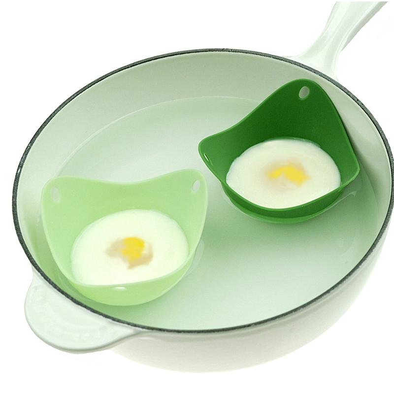 FUSION Egg Poacher - Green, Set/2