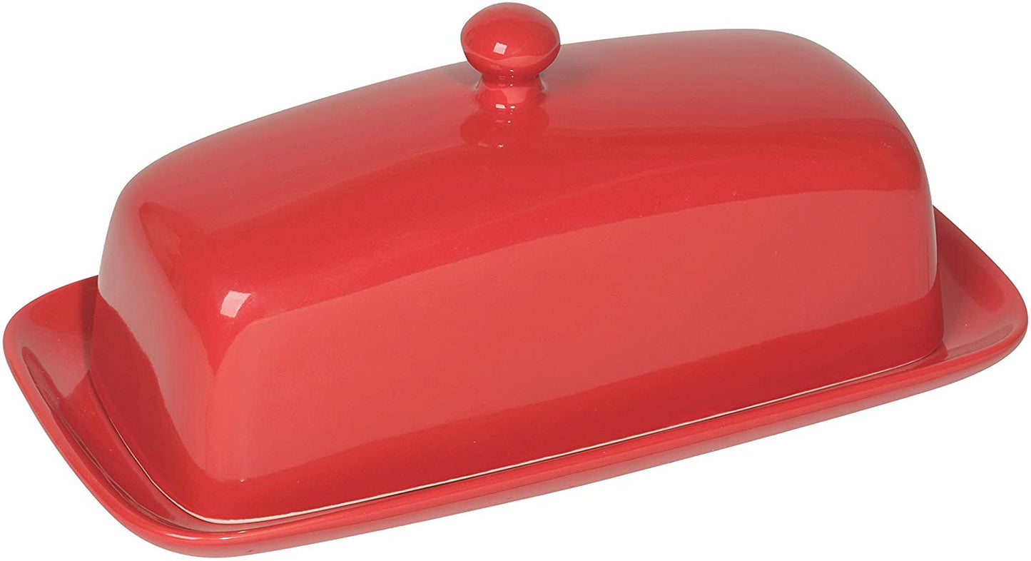 NOW DESIGNS Ceramic Butter Dish - Rectangular