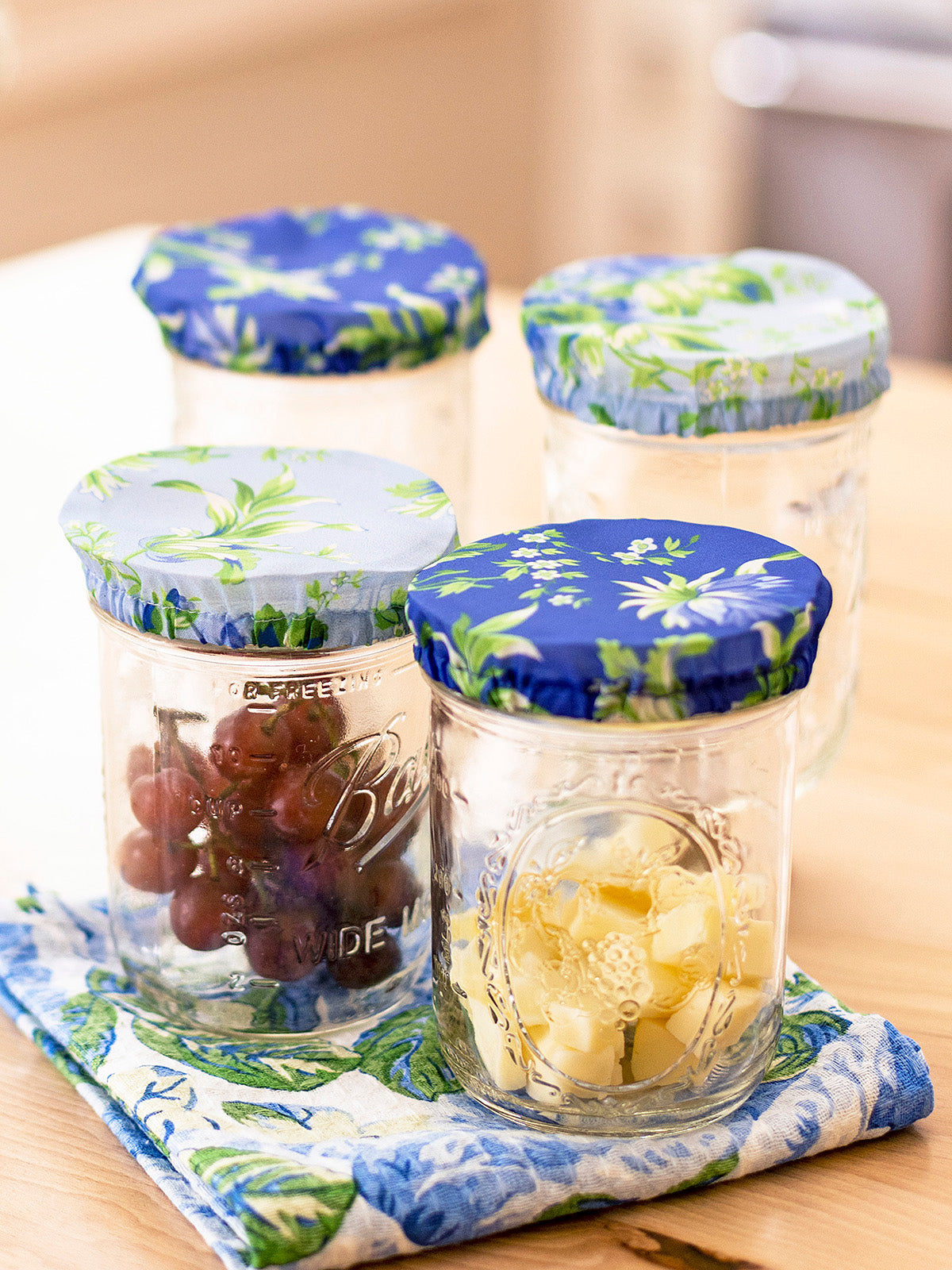 APRIL CORNELL Mason Jar Cover Set