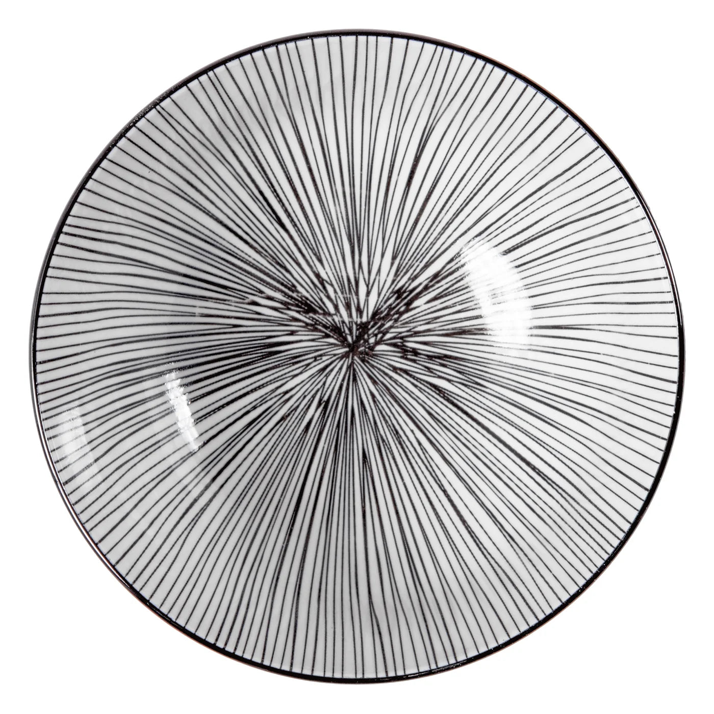 TORRE & TAGUS Kiri Porcelain Bowl - Black Line, 56 oz