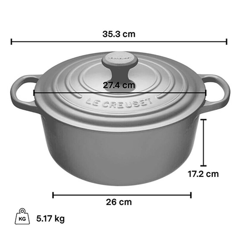 LE CREUSET French Oven - 5.3 L, Round