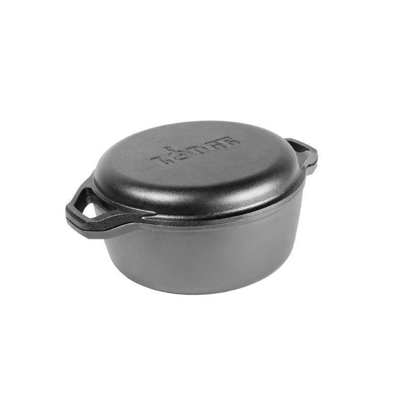 LODGE Chef's Collection Double Dutch Oven - 6 Quart