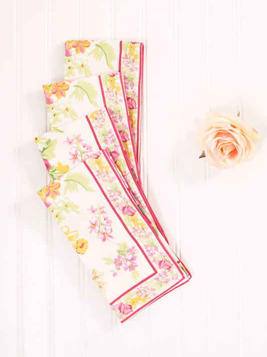 APRIL CORNELL Napkin Set - Charming Cream