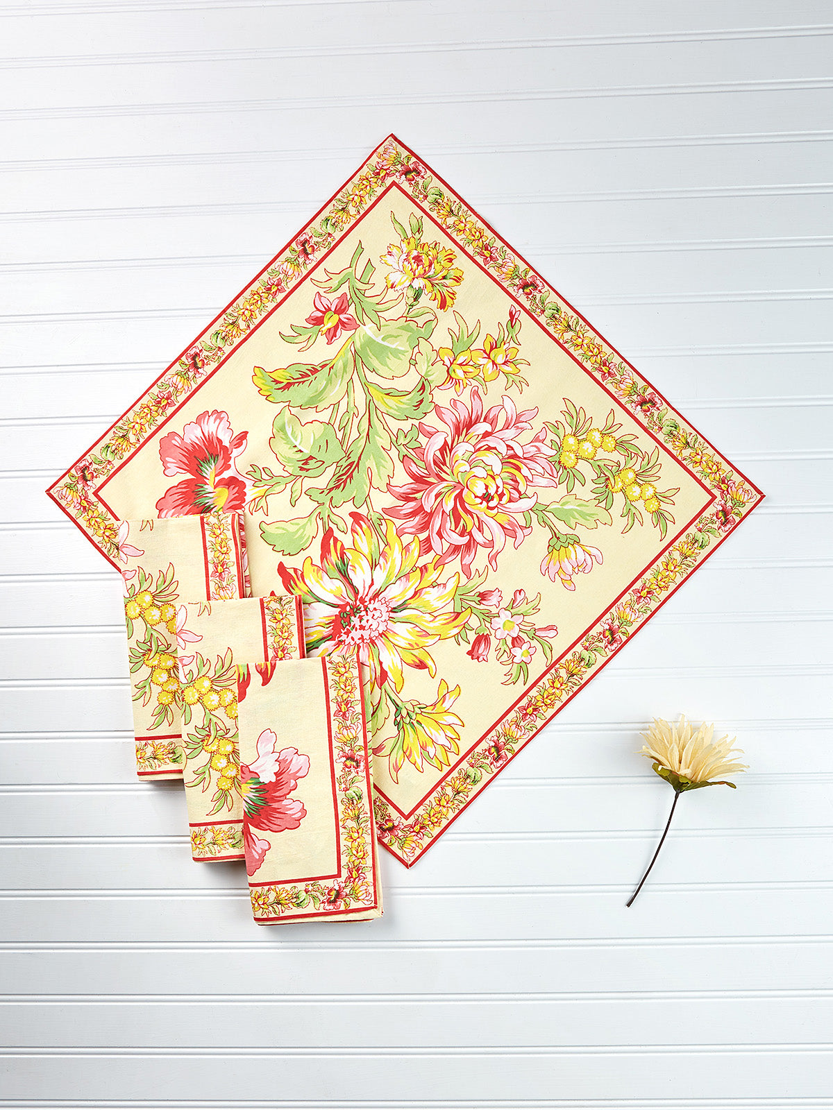 APRIL CORNELL Napkin Set - Dahlia Days