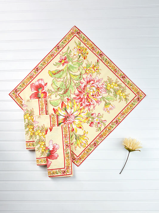 APRIL CORNELL Napkin Set - Dahlia Days