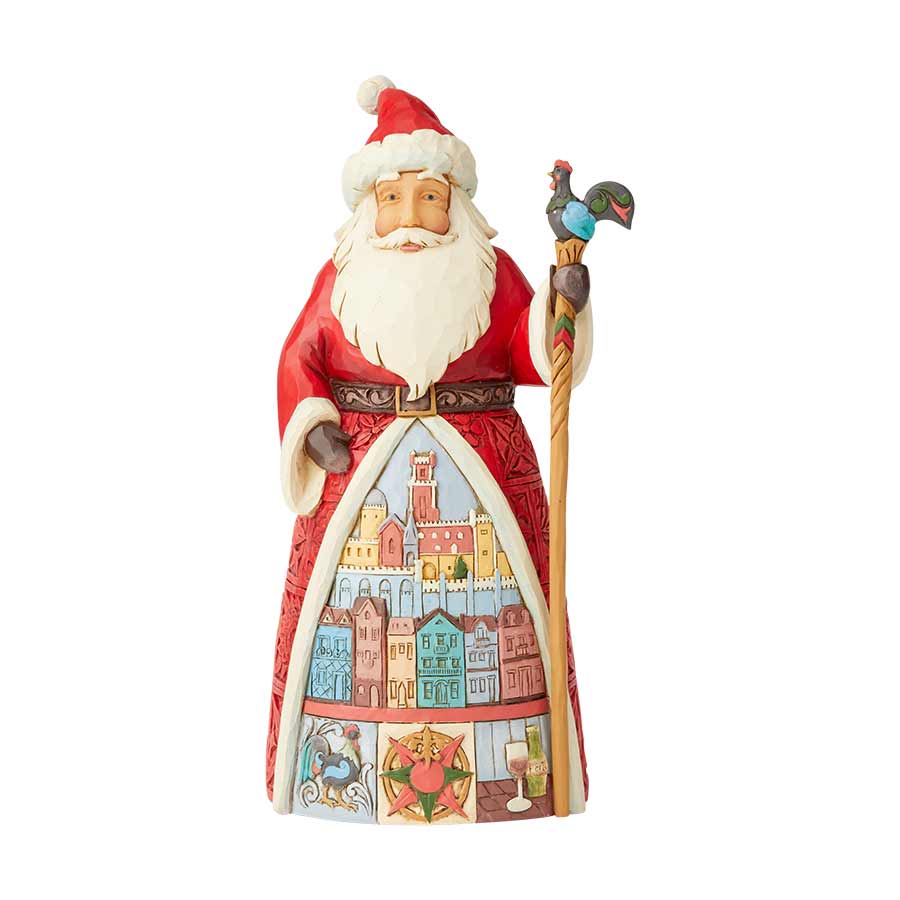 JIM SHORE Around The World Santa Figurine