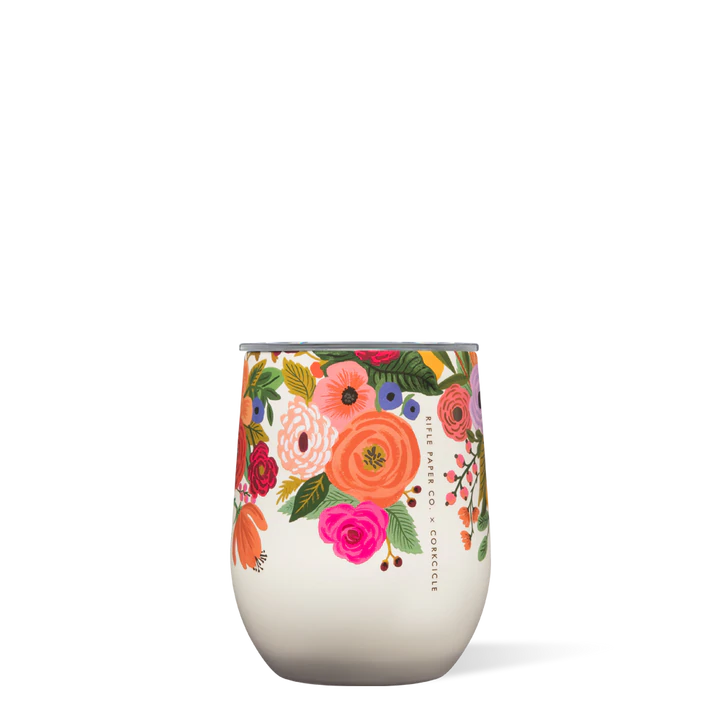 CORKCICLE Insulated Wine Cup - Garden Party Cream
