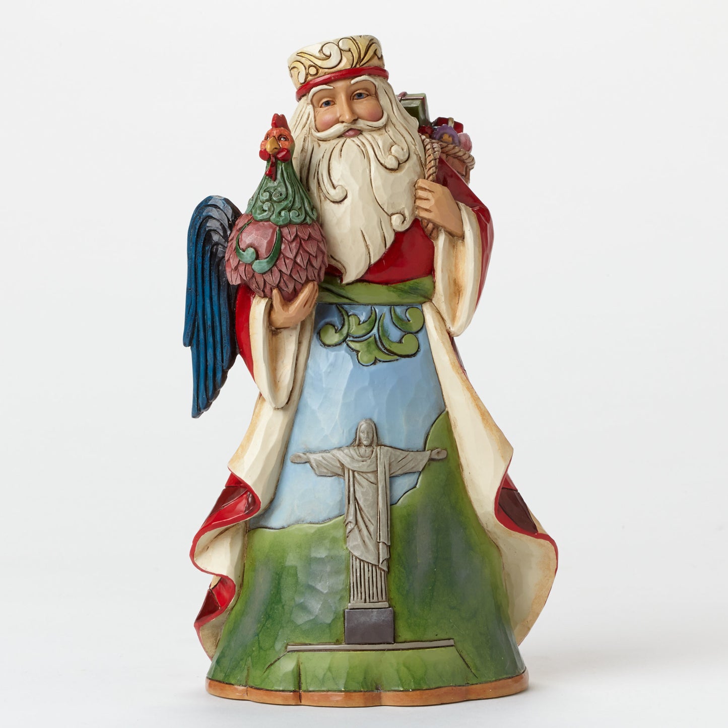 JIM SHORE Around The World Santa Figurine