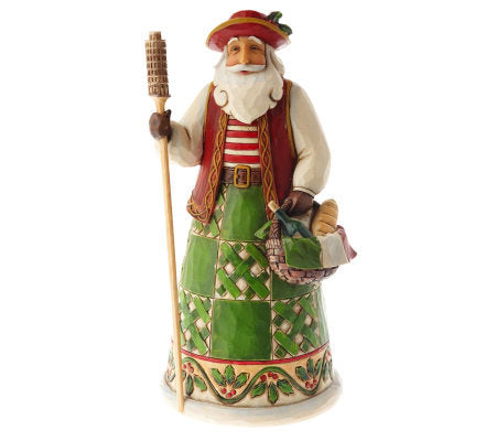 JIM SHORE Around The World Santa Figurine