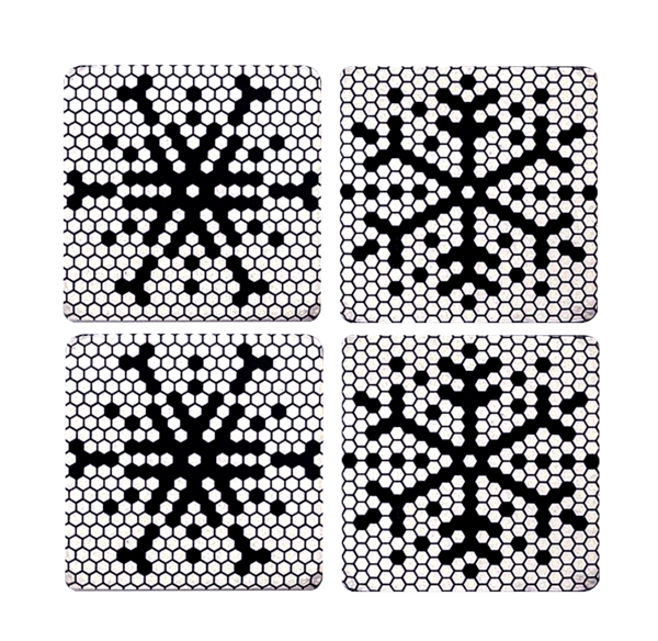 GANZ Resin Coaster - Set of 4