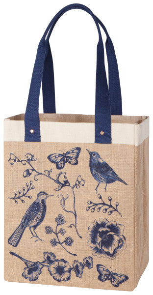 NOW DESIGNS Burlap Tote Bag
