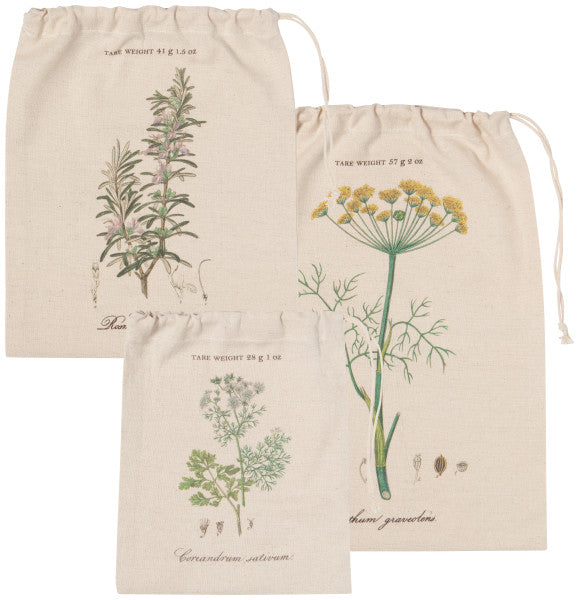 NOW DESIGNS Cotton Produce Bag - Set/3