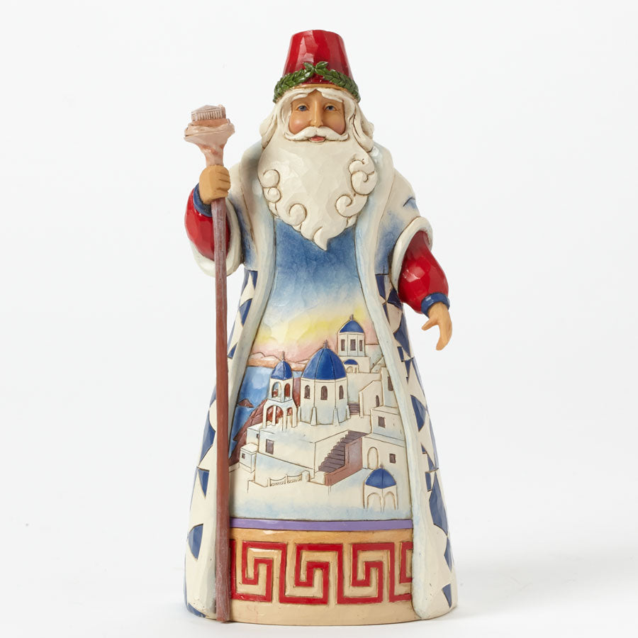 JIM SHORE Around The World Santa Figurine