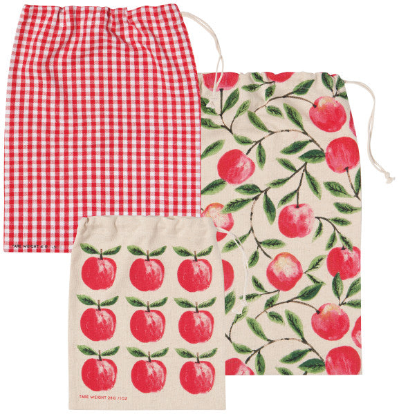 NOW DESIGNS Cotton Produce Bag - Set/3