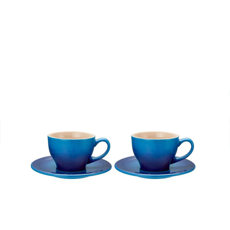 LE CREUSET Cappuccino Cup & Saucer - Set of 2