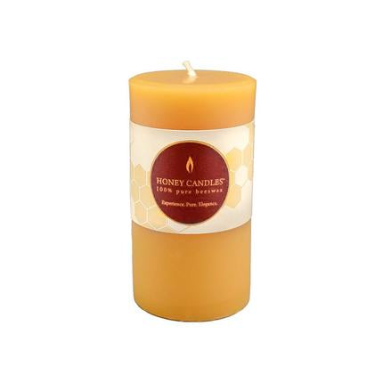 HONEY CANDLES Beeswax 3'' Slim Pillar Candle