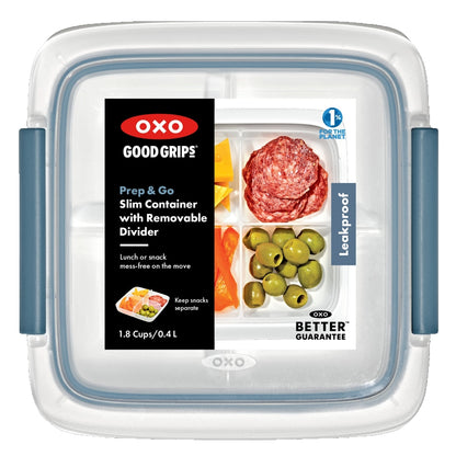 OXO PREP & GO Slim Divided Container