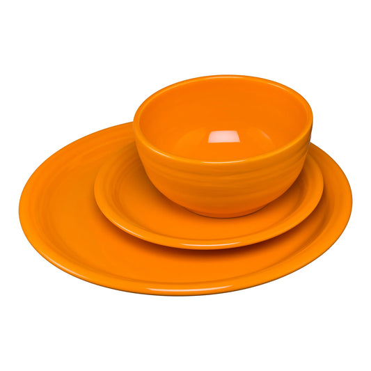 FIESTA Bistro 3pc Place Setting - Butterscotch